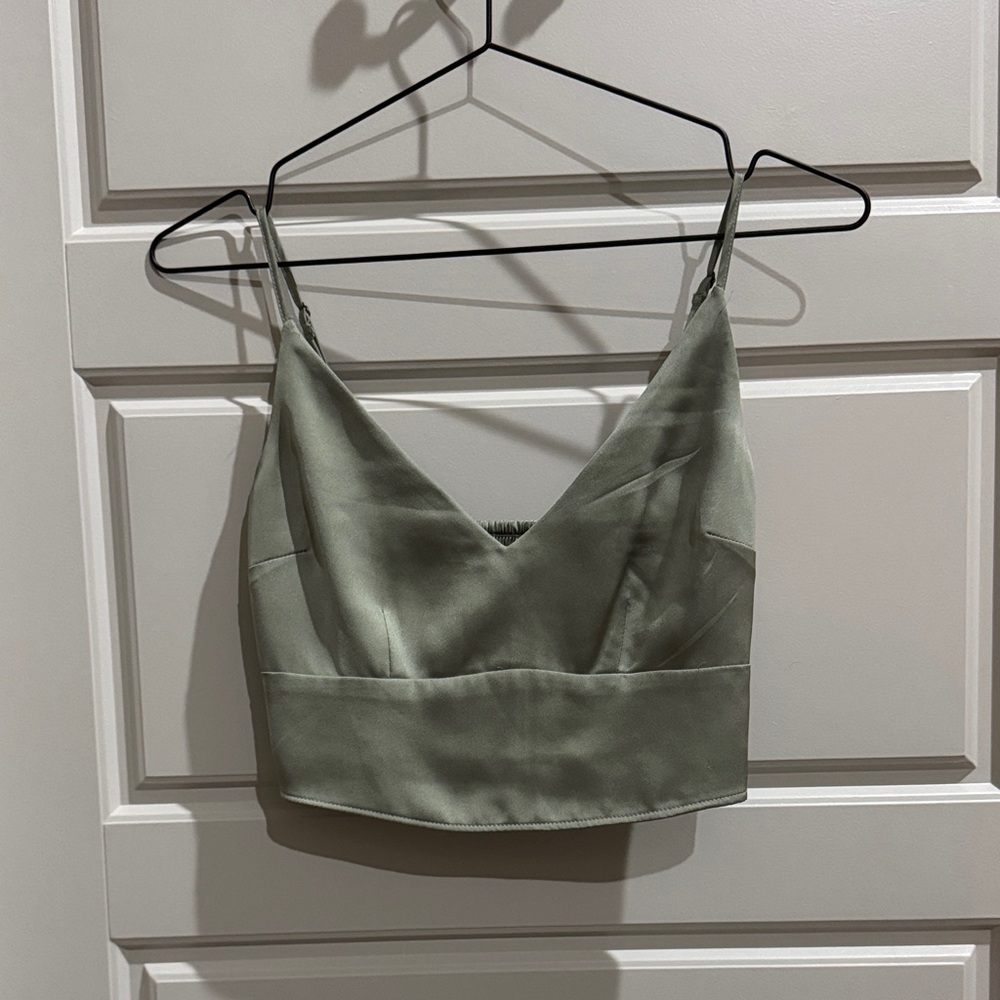 Abercrombie & Fitch Sage Green Camisole